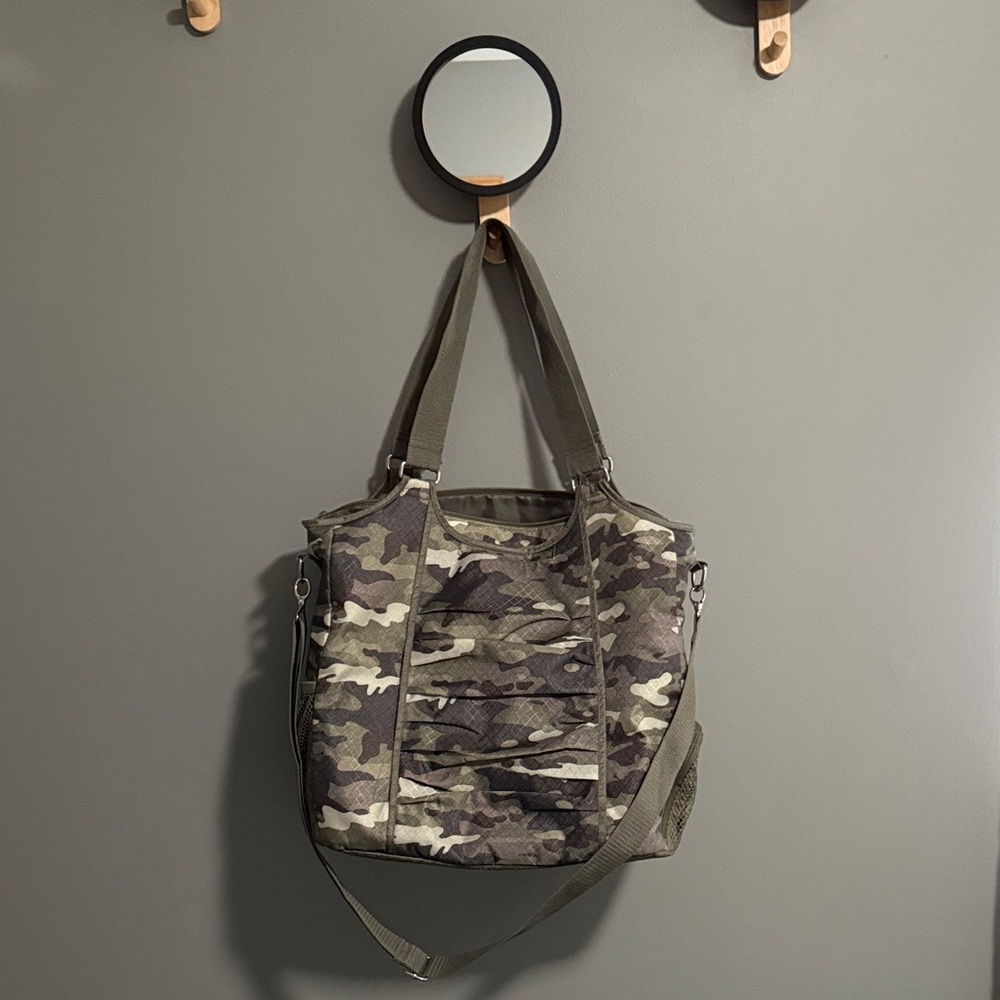 Thirty One Camouflage Gym Tote Bag